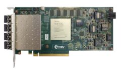4Port 1/10/25/40/100G FPGA PCI Expressカード